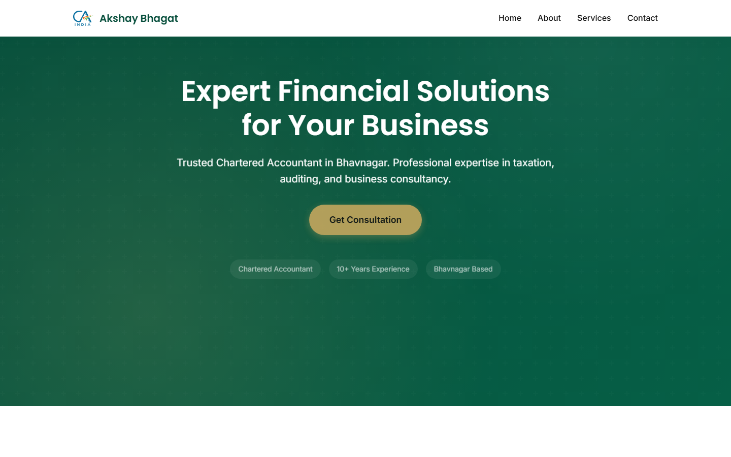 CA Akshay Bhagat | Chartered Accountant in Bhavnagar
